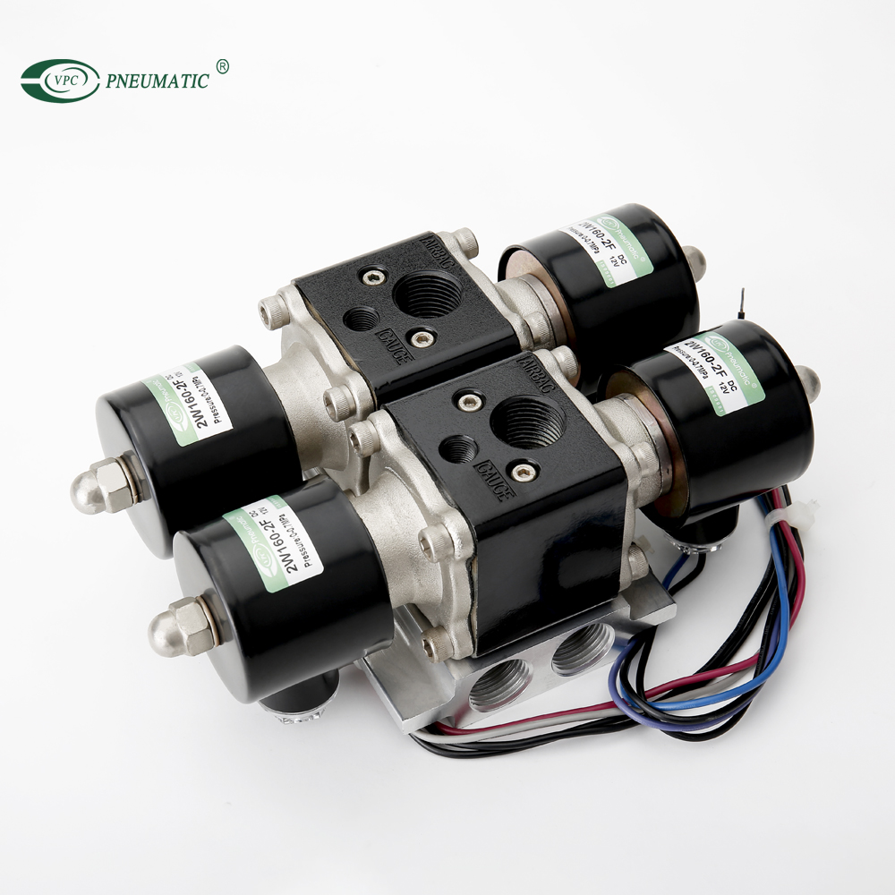 160-2F Big Flow NPT1/2" 250psi Air Ride Suspension Ventilverteiler