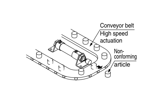 Pneumatische Zylinderverwendung mit niedriger Reibung -5 -5