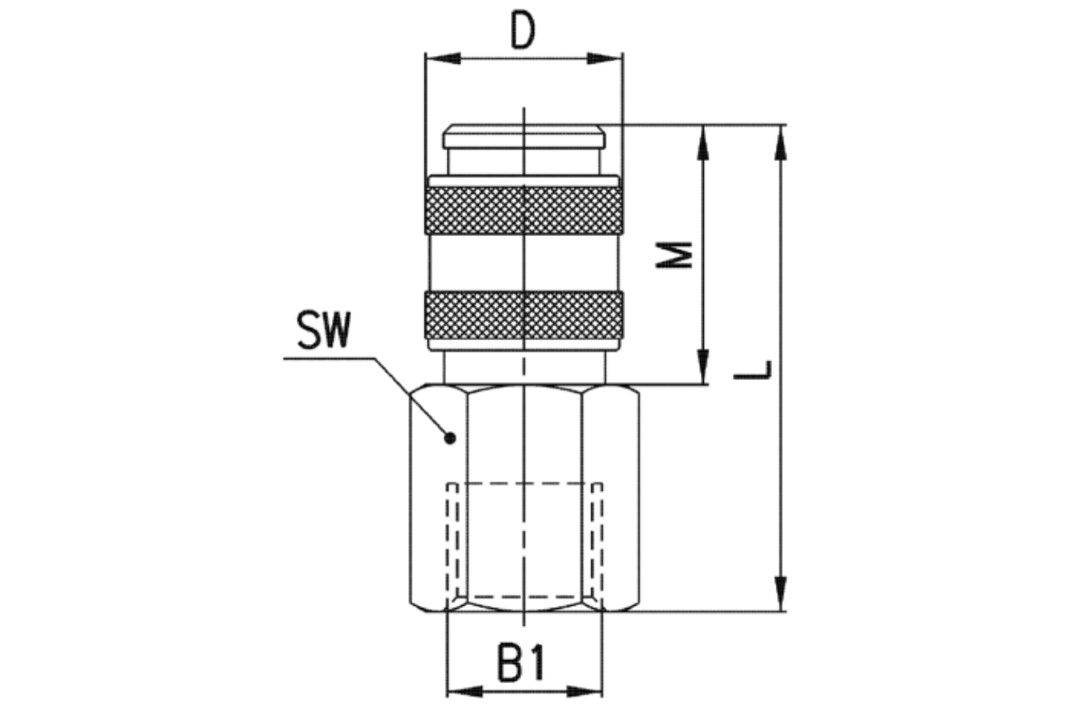 5083 Schnellkupplungsstecker