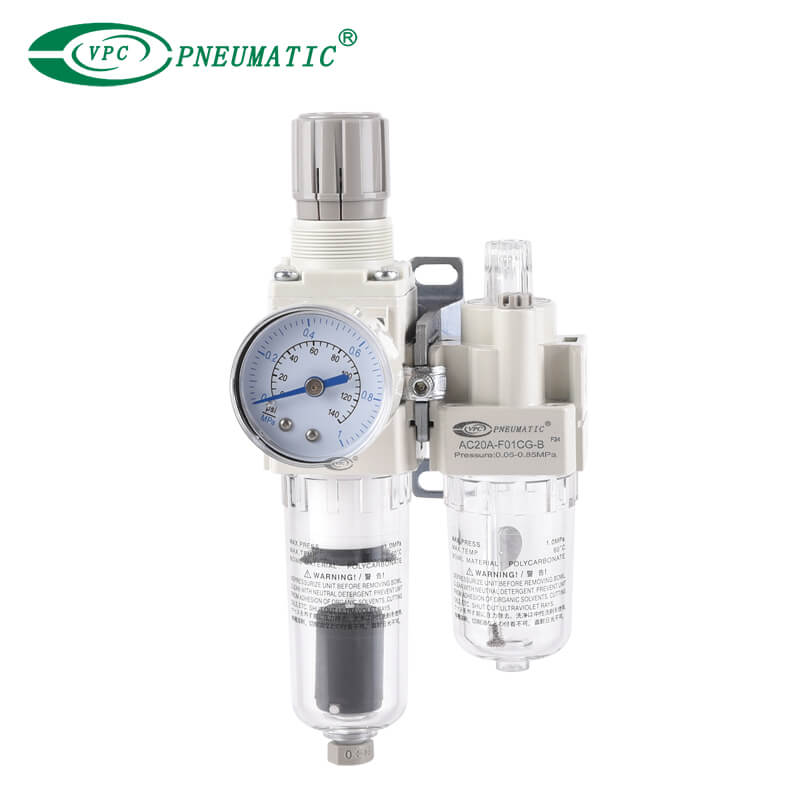 AC20A-B bis AC60A-B FRL-Einheiten mit Druckschalter