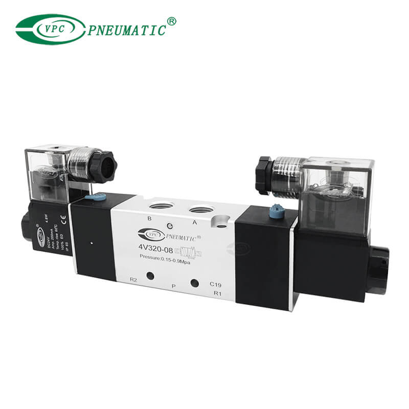 4V-Serie 2-Wege-5-Wege-Magnetventil mit doppelter Steuerung