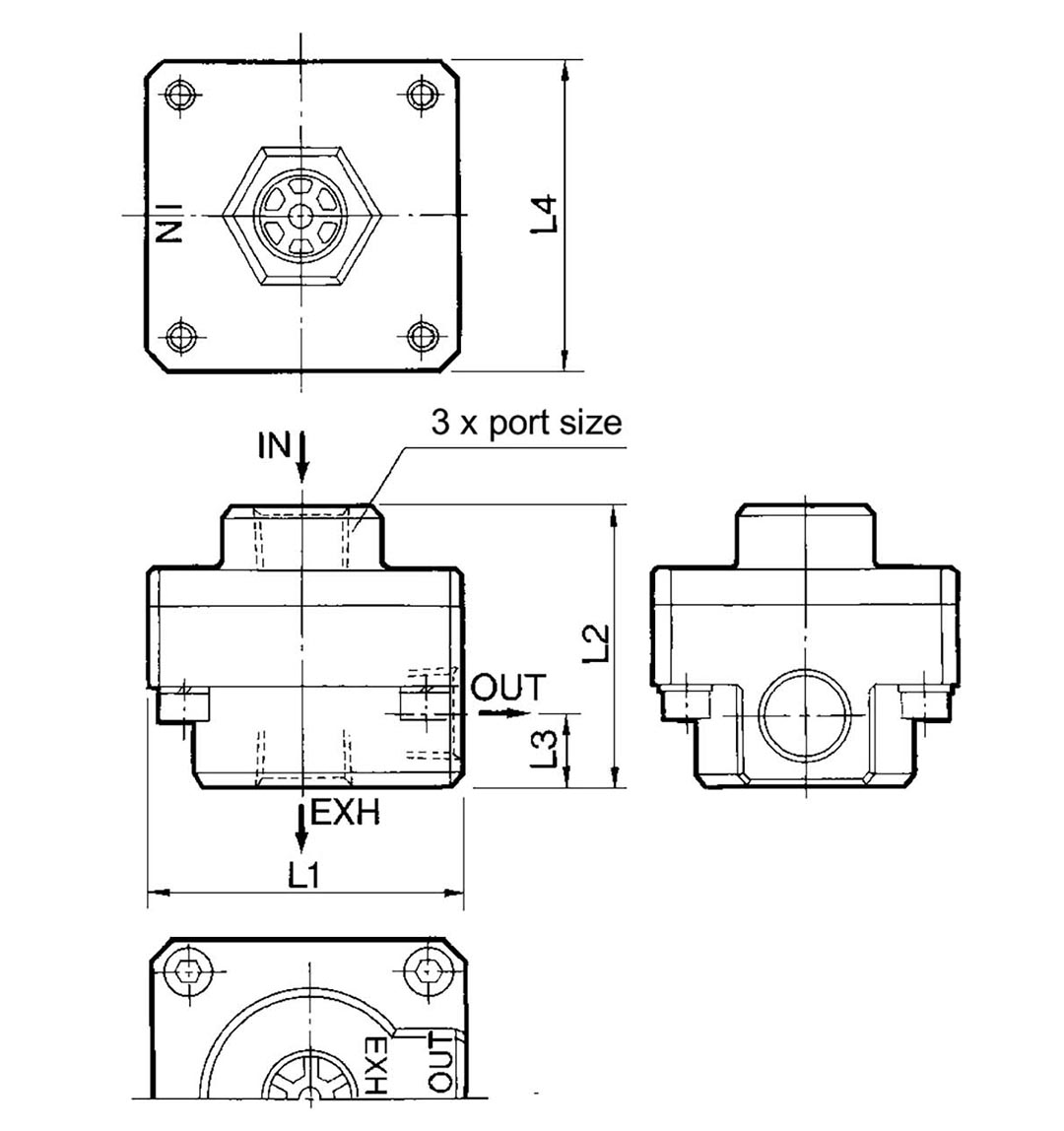 Schnellentlüftungsventilmembran