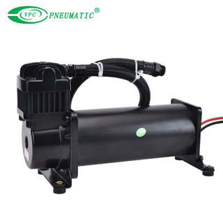 444C Airbag-Aufhängungskompressor, DC12V, 200 Psi, Schwarz