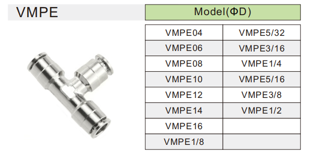 VMPE-Messing-Penumat-Anschluss