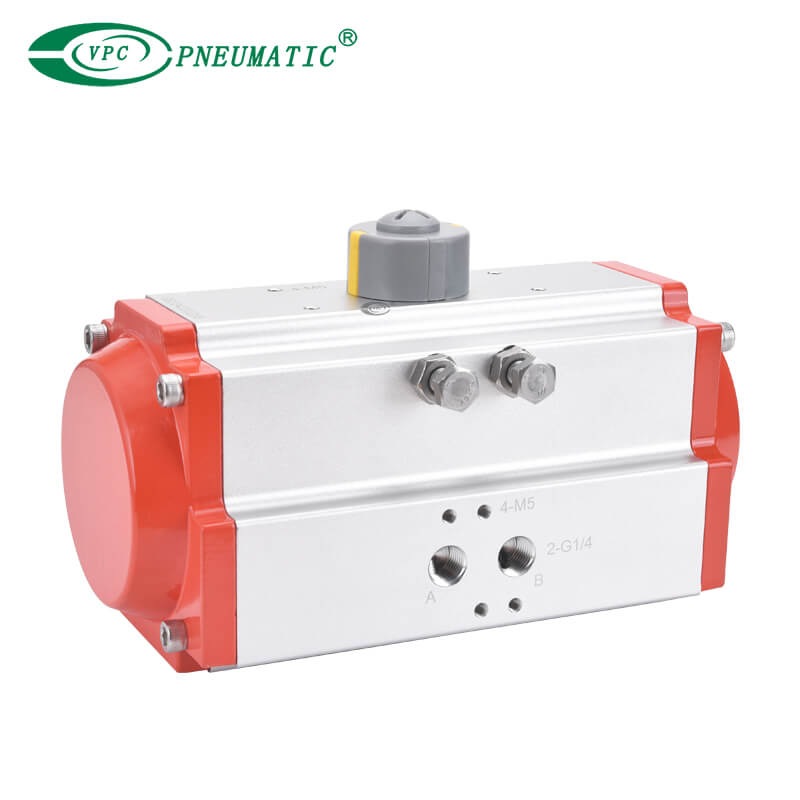 VAT Serie ISO5211 Pneumatischer Drehantrieb mit Federrückstellung