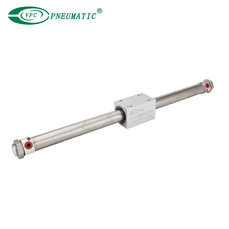 Magnetisch gekoppelter kolbenstangenloser Zylinder der Serie CY1