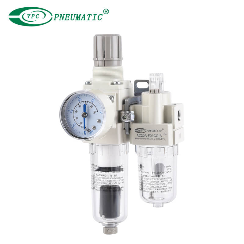 AC20A-B bis AC60A-B FRL-Einheiten mit Druckschalter