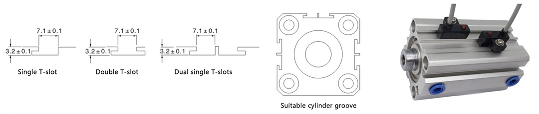 CS-J pneumatische Schilfschalter