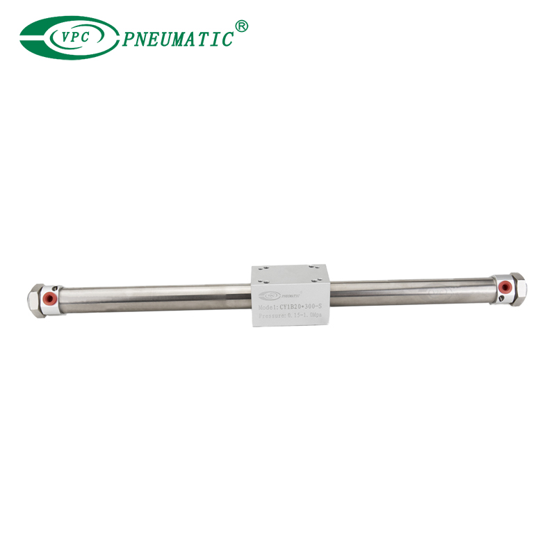 Magnetisch gekoppelter kolbenstangenloser Zylinder der Serie CY1