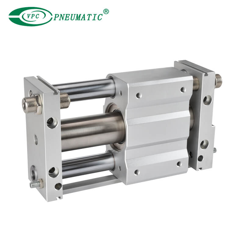 Kolbenstangenloser Zylinder der Serie CY1S, magnetisch gekoppelt, Gleitlager
