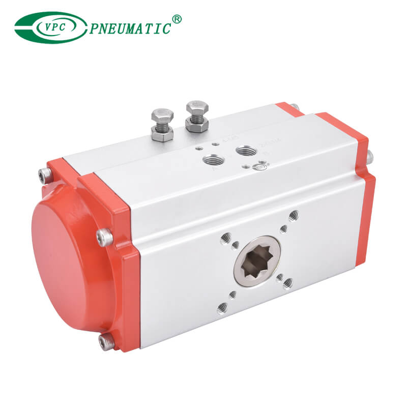 VAT Serie ISO5211 Pneumatischer Drehantrieb mit Federrückstellung