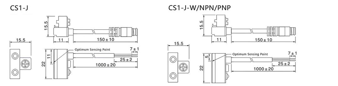 pneumatischer Zylindermagnetsensor