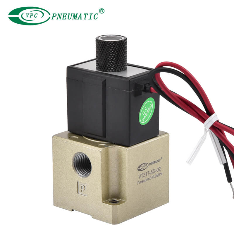 VT317 Series Direct Operated Popet Typ 3 Port Magnetmagnetventil
