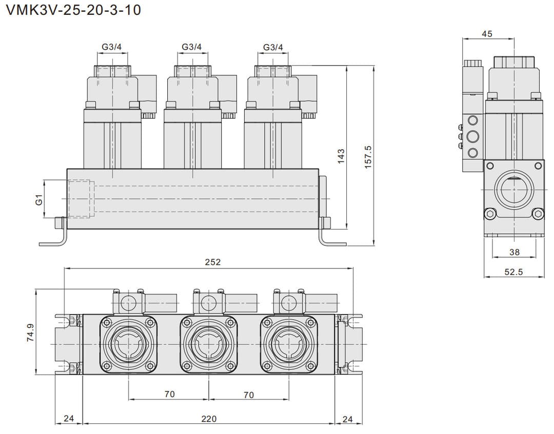 VMK coaxial valve (7) Hochdruck-Koaxialventil,