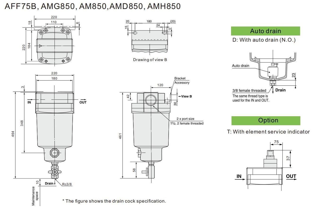 air compressor water separator