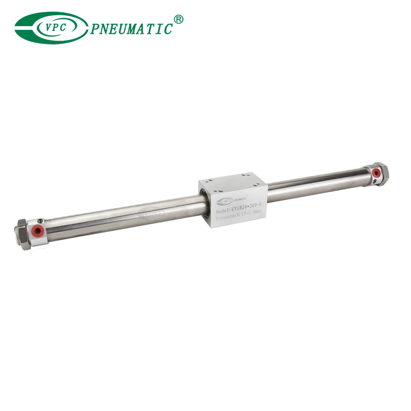 Magnetisch gekoppelter kolbenstangenloser Zylinder der Serie CY1