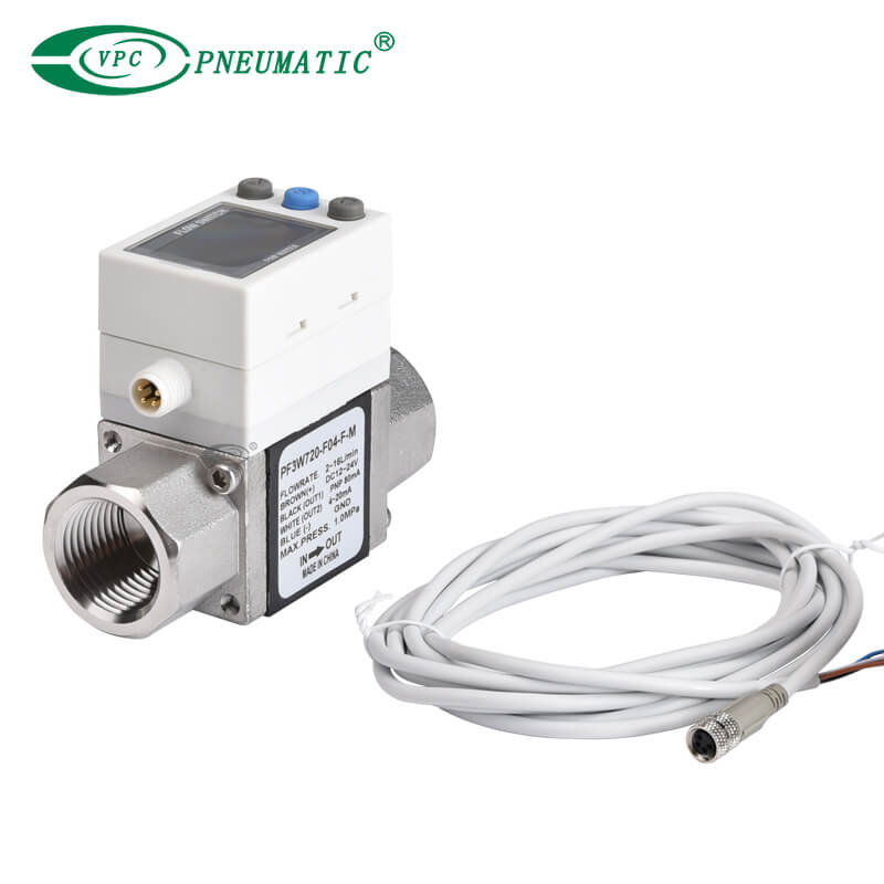 Serie PF3W Digitaler Durchflussschalter mit dreifarbigem Display für Wasser