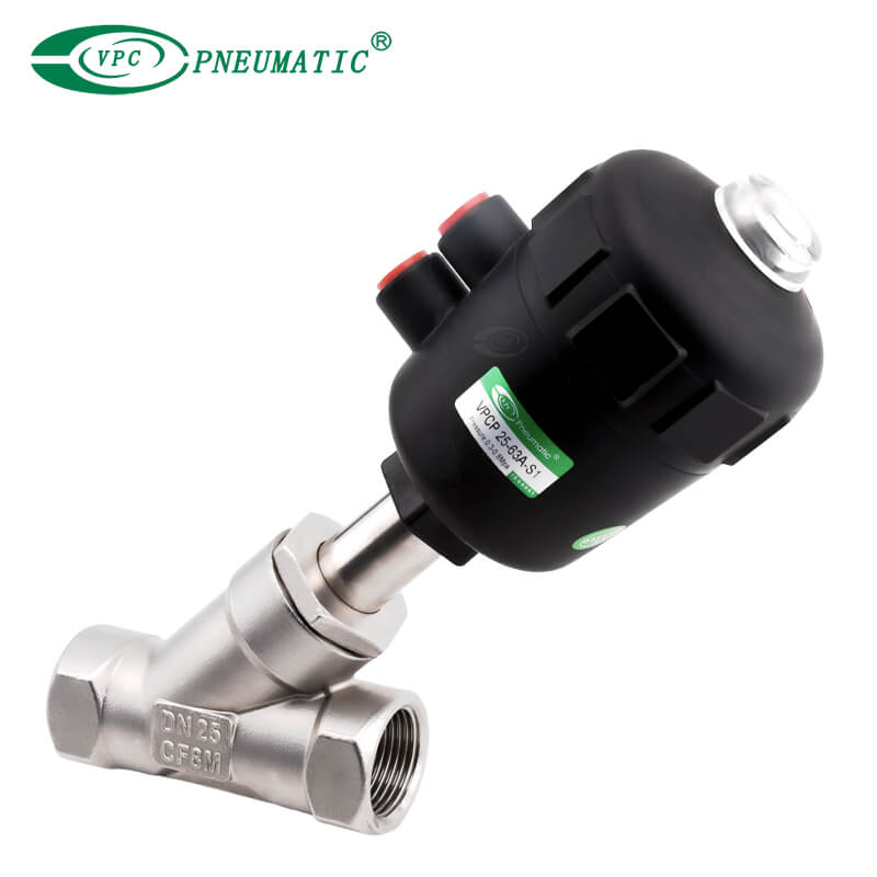 VPCP -Serie Engineering Plastic Actuator Winkel -Sitzventil