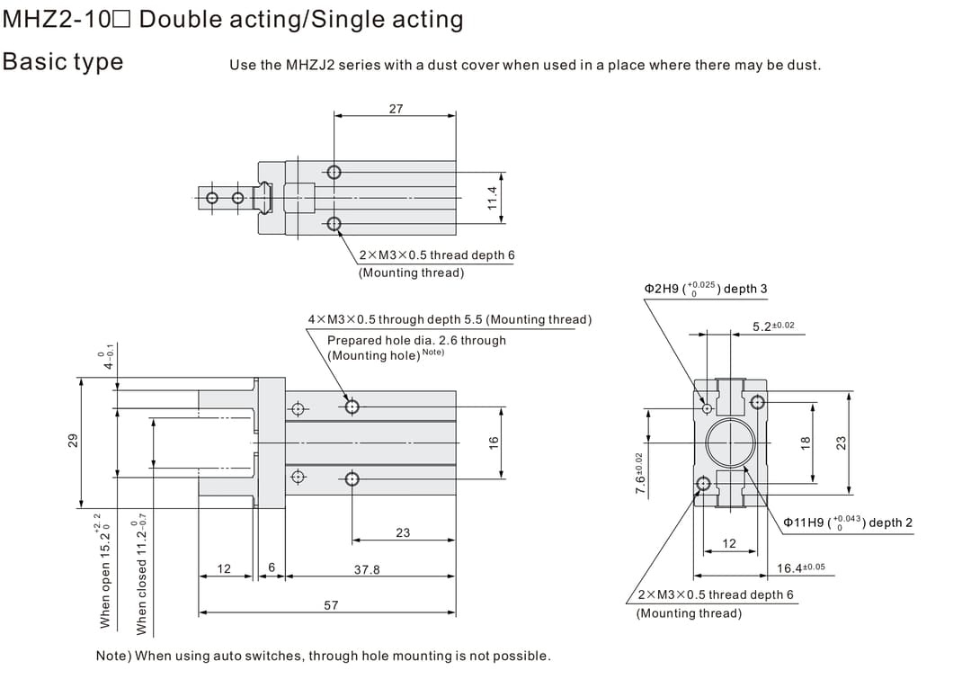 Pneumatischer Luft Gripper