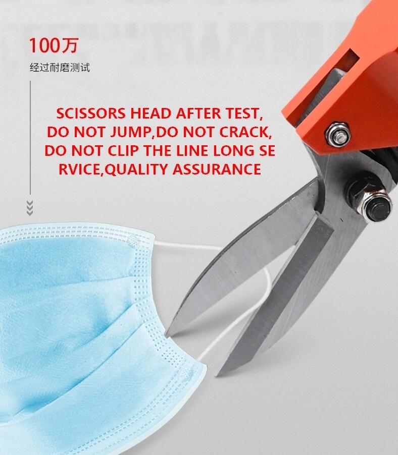 Air Nipper Scherwerkzeuge für Kunststoff, Eisen, Kupfer und Maske, Ohrband, Drahtschneiden, pneumatische Schere 