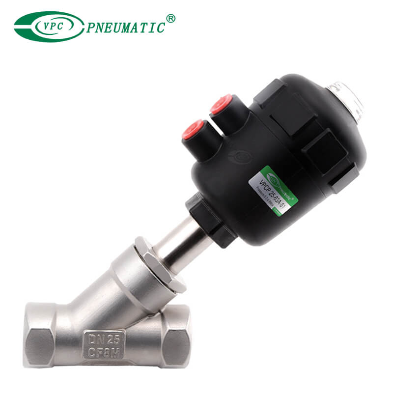 VPCP -Serie Engineering Plastic Actuator Winkel -Sitzventil