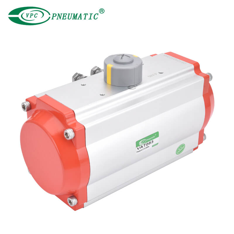 VAT Serie ISO5211 Pneumatischer Drehantrieb mit Federrückstellung