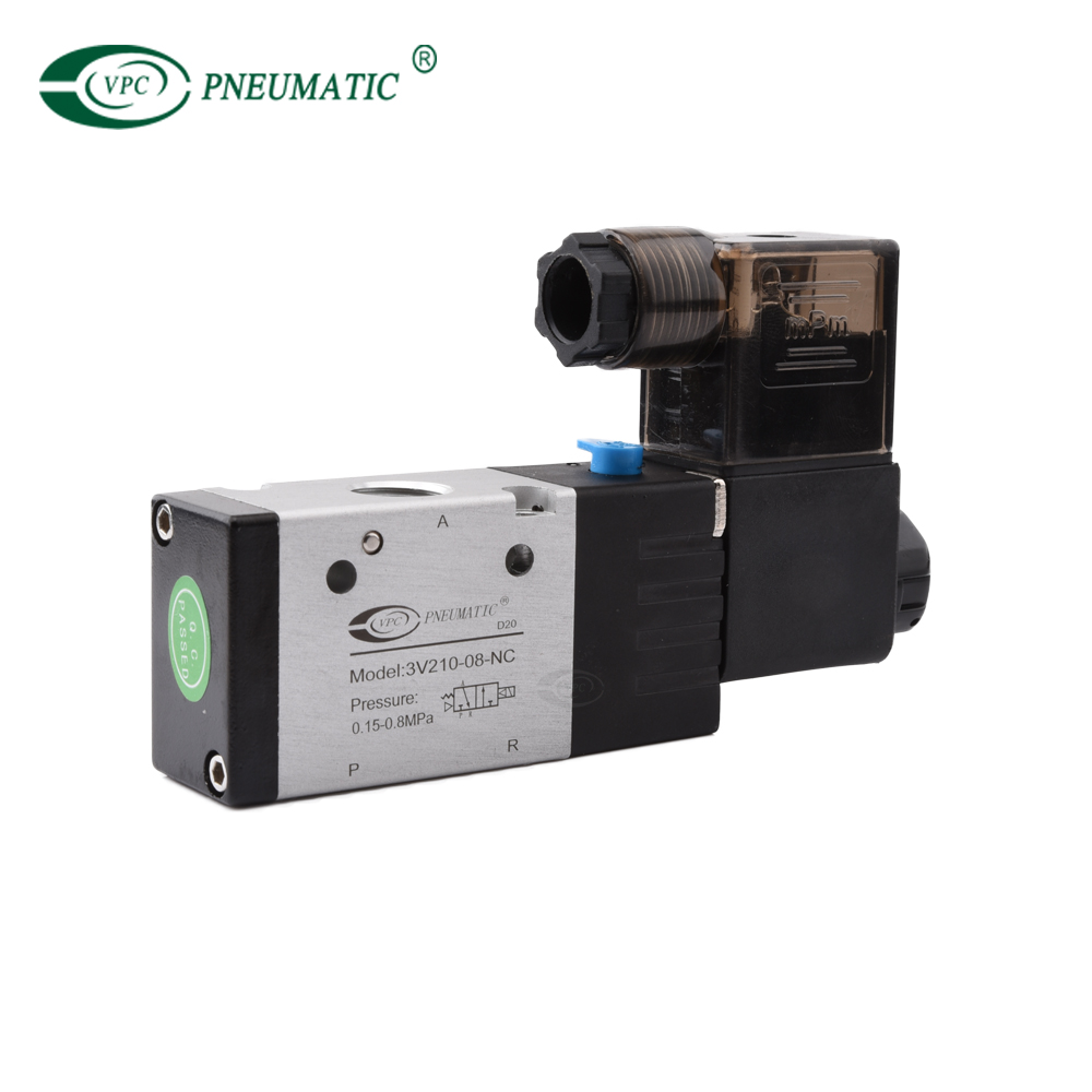 3v210 3/2 Wege pneumatische Magnetventil 