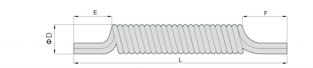 Mehrreihiger Spiralschlauch
