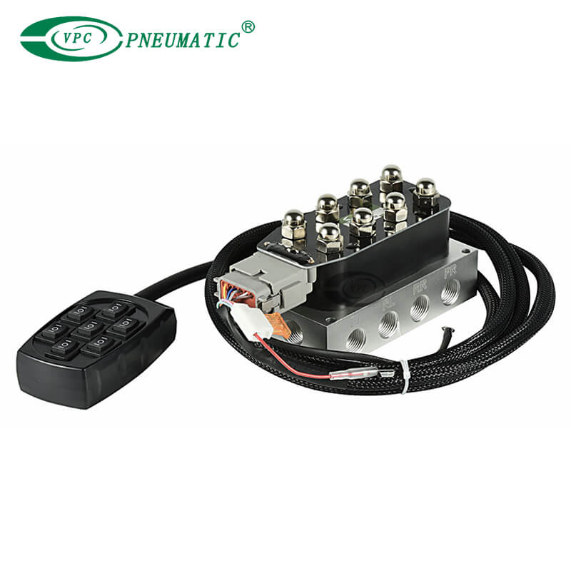 Universal Cars Air Ride Suspension Kits Mehrfarbiger VU4-Ventilblock