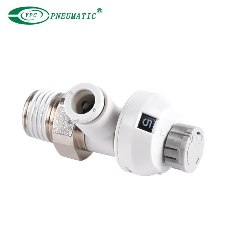 Speed-Controller der AS-FS-Serie mit Indikator, Ellbogentyp