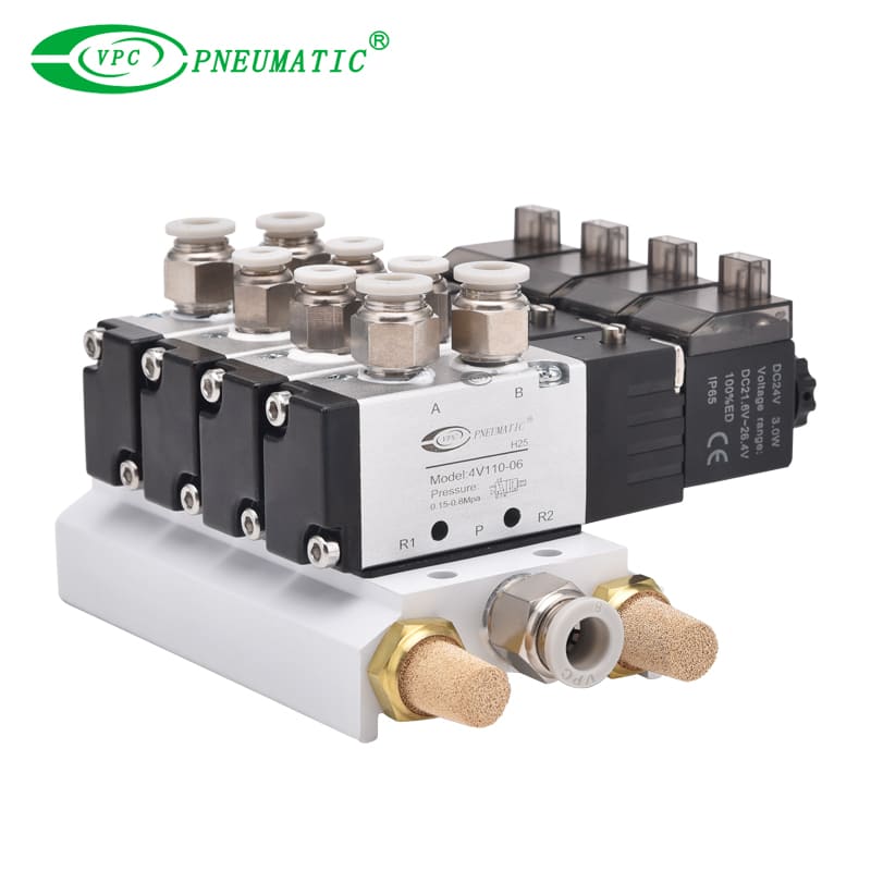 4v210-08 Pneumatischer Magnetklappenverteiler