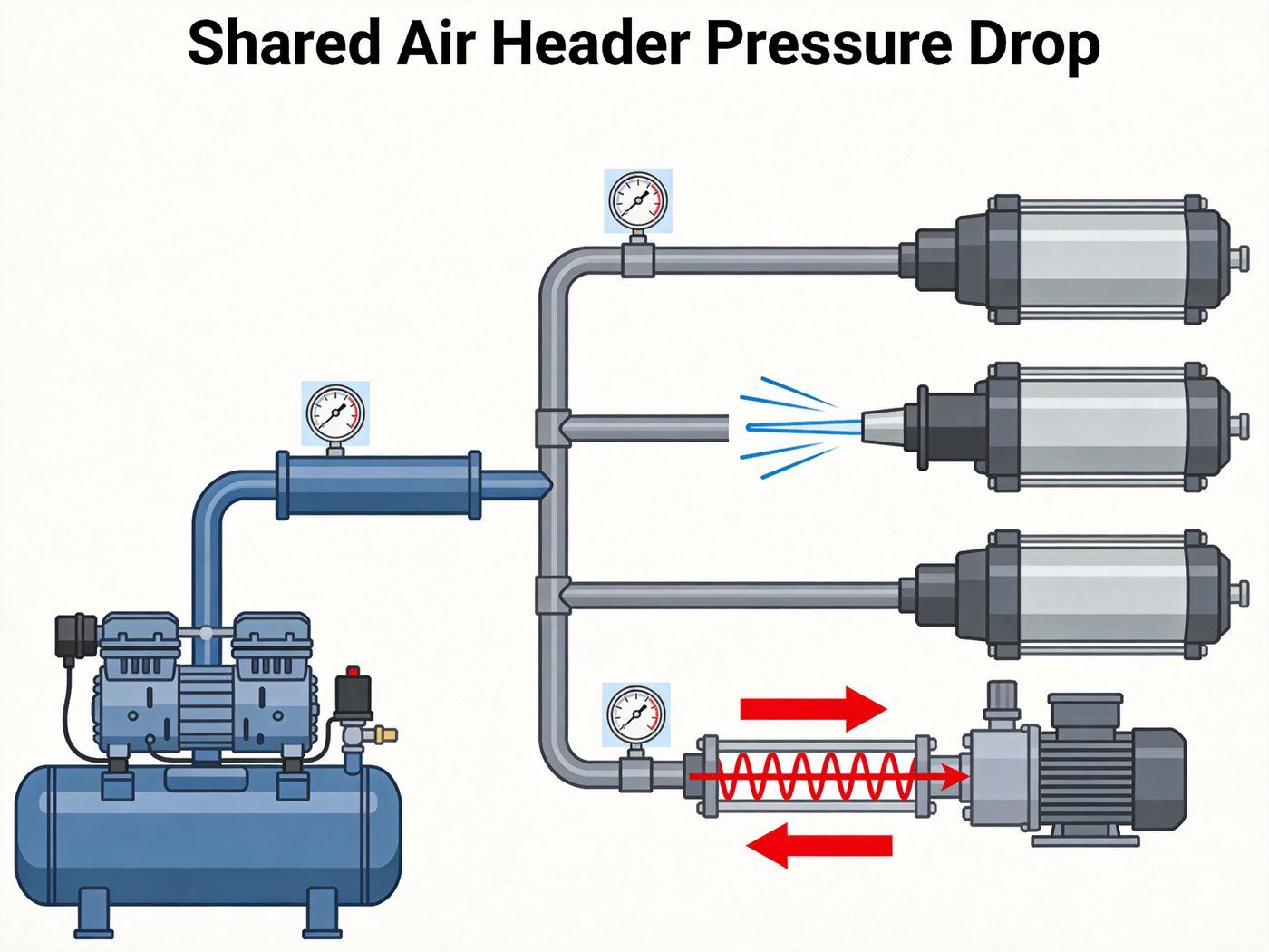 02-Shared-Air-Header-Druckabfall