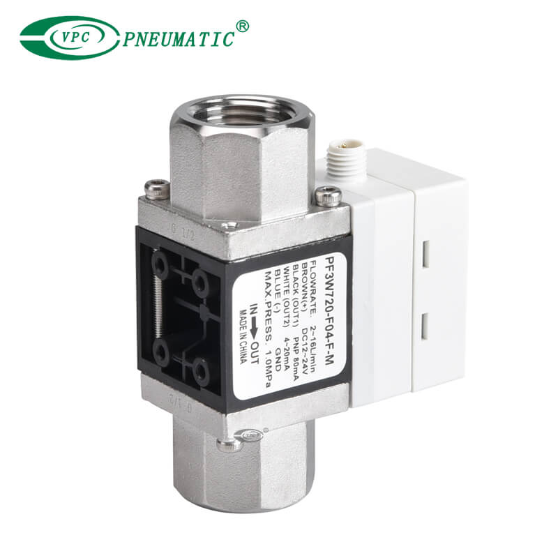 Serie PF3W Digitaler Durchflussschalter mit dreifarbigem Display für Wasser