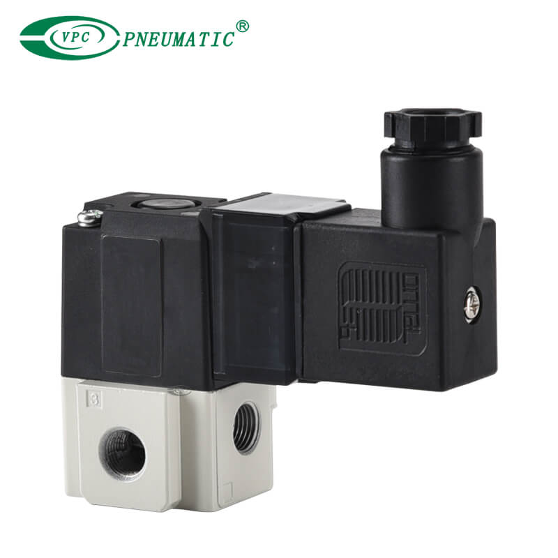 Direkt betätigtes Sitzmagnetventil der Serie VT307 mit 3 Anschlüssen (Gummidichtung)