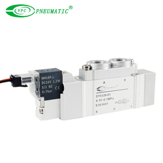 SY5000 Serie 5 Anschluss Einzelmagnetventil mit integrierter Kanüle